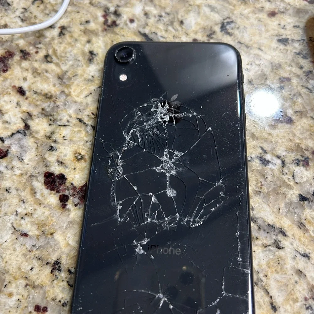 Apple iPhone XR with Black Screen Protector
